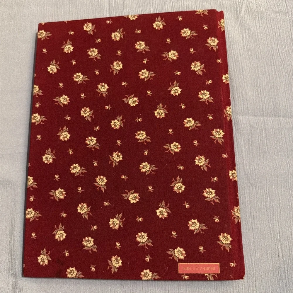 Vintage Our Family Story Floral Fabric Hardcover‎ Record Notebook 1981 Unused